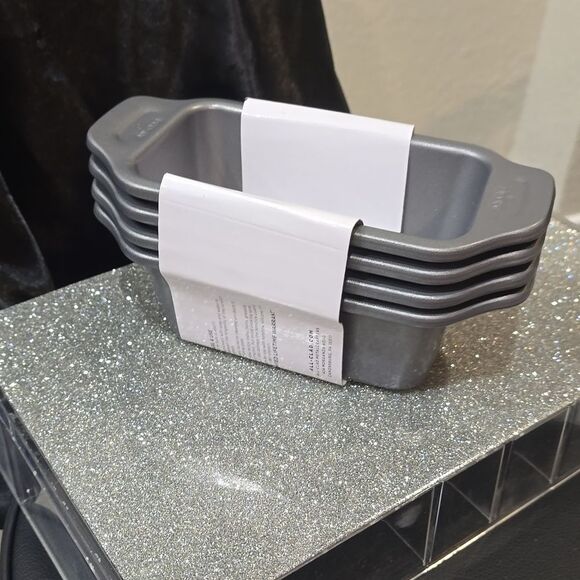 All-Clad Non-Stick Pro Release Mini Loaf Pans- Set Of 4 - Picture 6 of 9